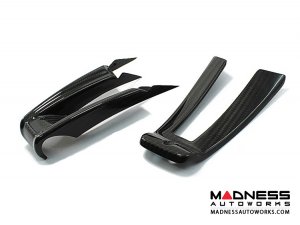 Alfa Romeo Stelvio Steering Wheel Trim - Carbon Fiber - Lower Center Trim - QV Model Alfa Romeo Stelvio Steering Wheel Trim - Carbon Fiber - Lower Center Trim - QV Model